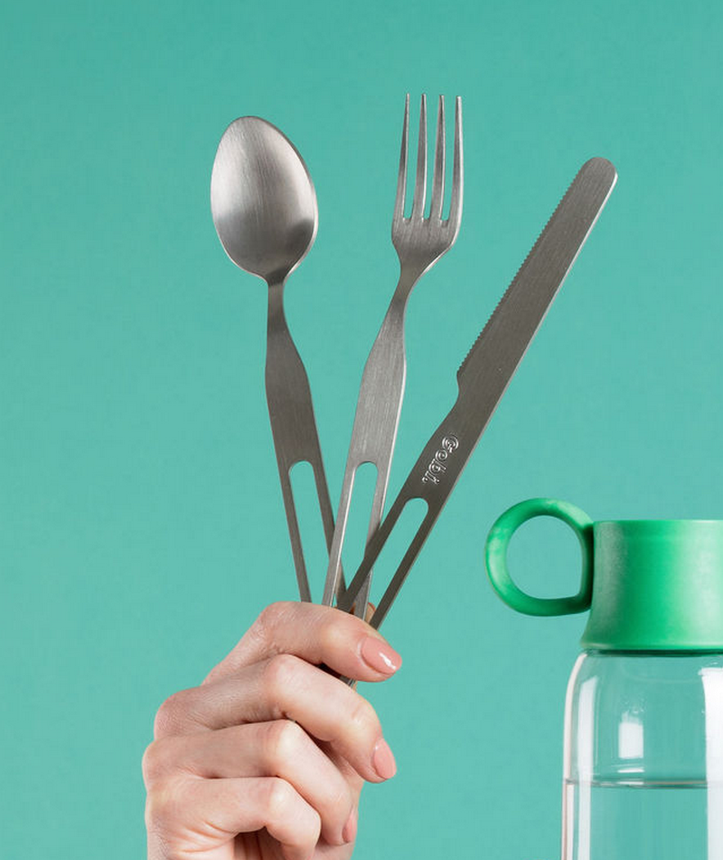 Stainless steel takeaway cutlery