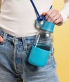 bottle Blue indoor gobi with cord