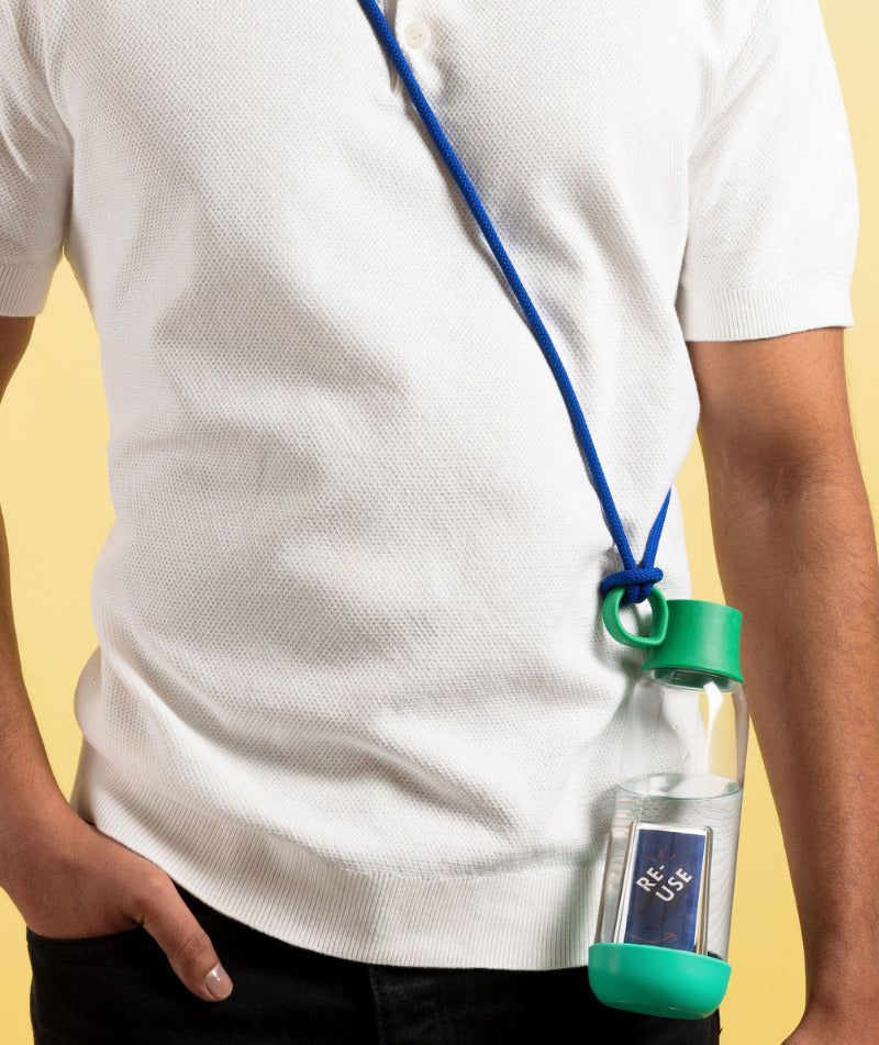 bottle Original green gobi with cord