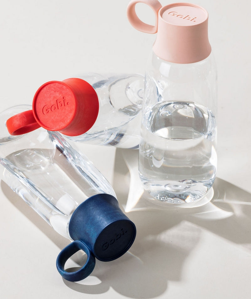 Gourdes rose, rouge et bleu