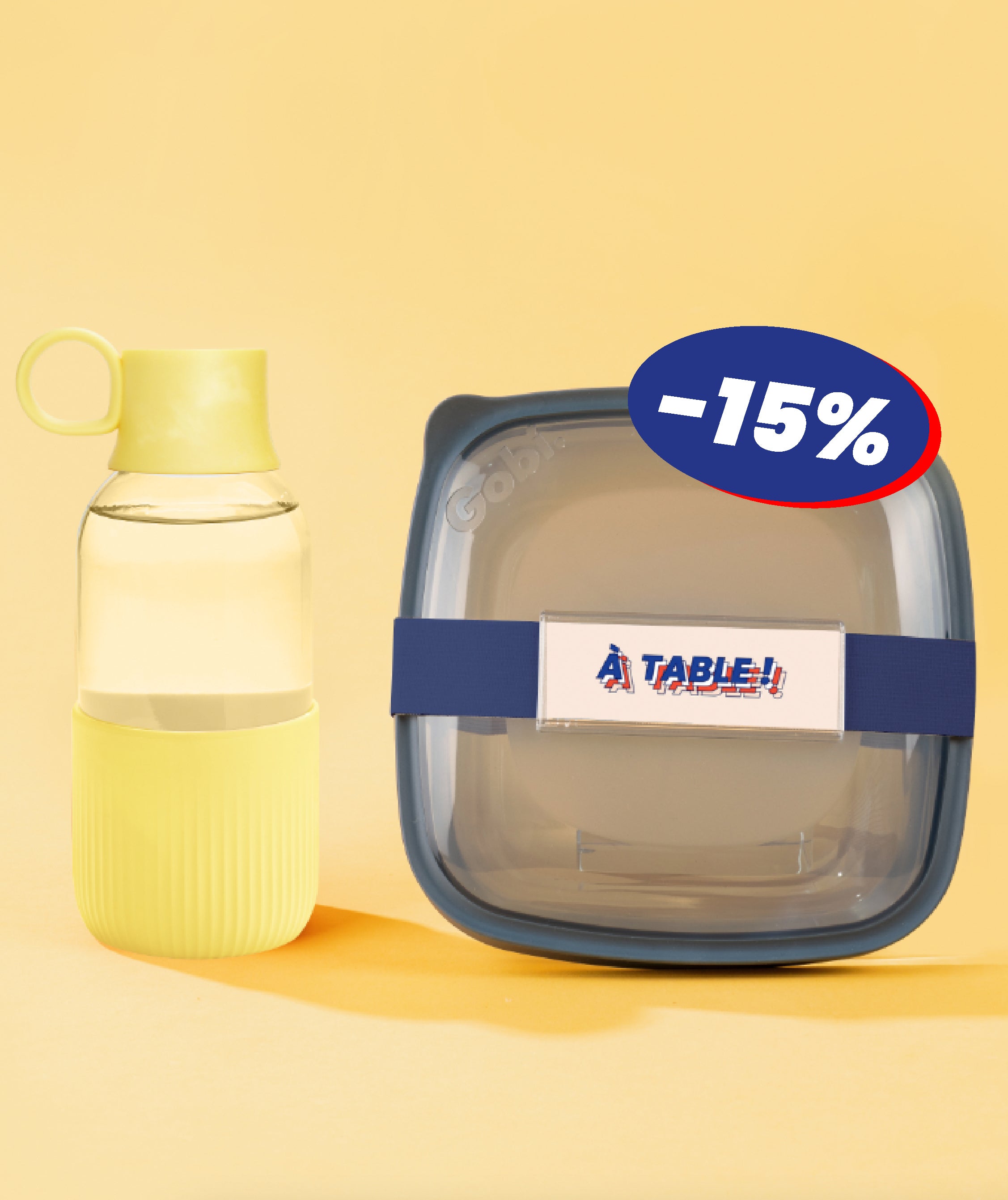 Pack en verre (lunch box + gourde indoor)
