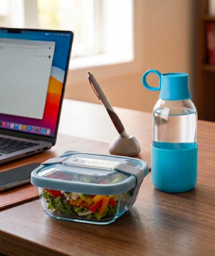 Pack PRINTEMPS (lunch box + gourde en verre)